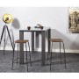 Tabouret de bar 42709NO - DOCKS Noir - Lot de 2