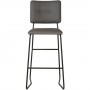 Tabouret de bar 50322GR - TOVa Gris - Lot de 2