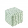 Pouf 13836TU - TINA Bleu - Lot de 1