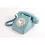 Téléphone vintage à cadran rotatif GPO 746 RETRO Bleu pastel