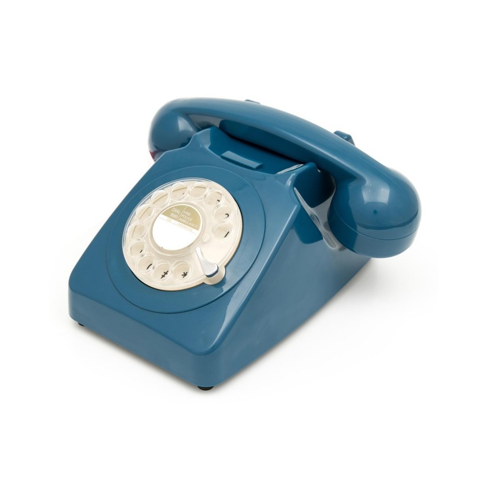 Téléphone vintage Bleu