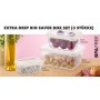 Herzberg HG-L771 : Coffret 3 pièces Extra Deep Bio Saver Rouge