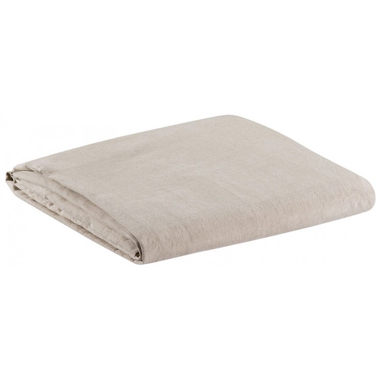 Drap Housse Stonewashed Zephyr Naturel 140 X 190