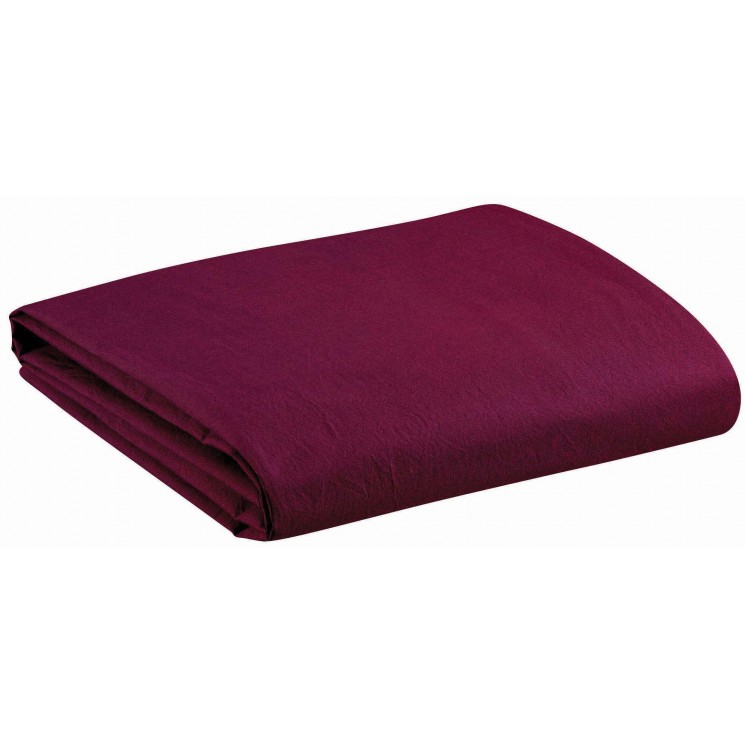 Drap housse Noche Lie de vin 90 x 190