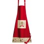 Tablier de cuisine Hisla Rouge/Ecru 72 x 85