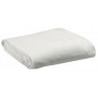 Drap housse stonewashed Zeff Blanc 160x200 bonnet 30cm