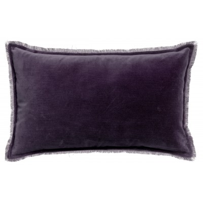 Coussin uni Fara Raisin 40 x 65