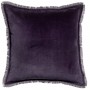 Coussin uni Fara Raisin 45 x 45