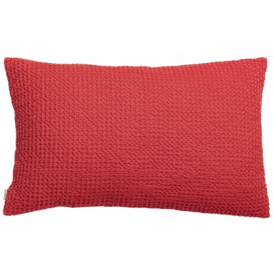 Coussin stonewashed Maia Groseille 30 x 50