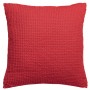 Coussin stonewashed Maia Groseille 45 x 45