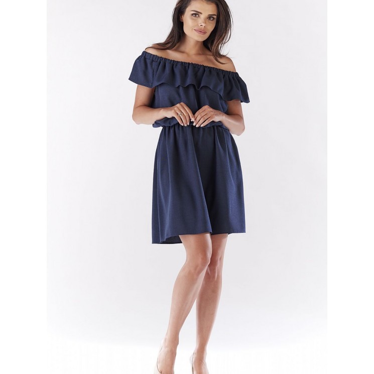  Robe de jour model 90497 awama 