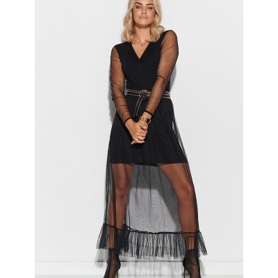  Robe de soiree model 153943 Makadamia 