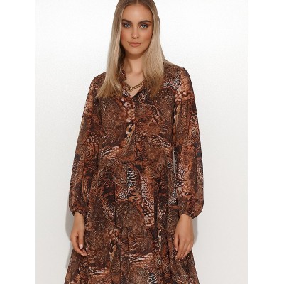  Robe de jour model 157120 Makadamia 