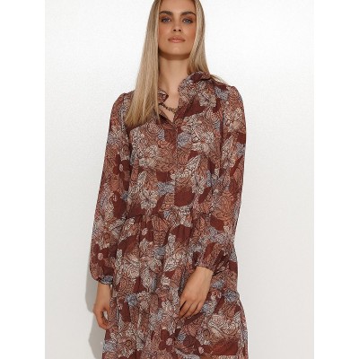  Robe de jour model 157123 Makadamia 