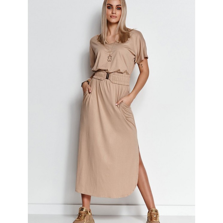  Robe de jour model 153547 Makadamia 