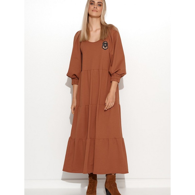  Robe de jour model 158368 Makadamia 