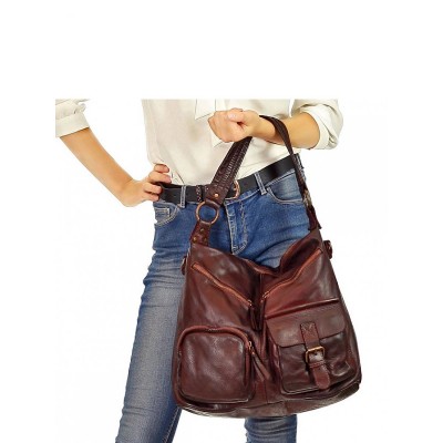  Sac en cuir naturel model 134221 Mazzini 