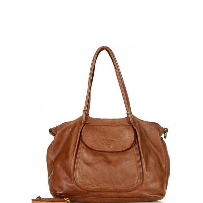  Sac en cuir naturel model 157114 Mazzini 