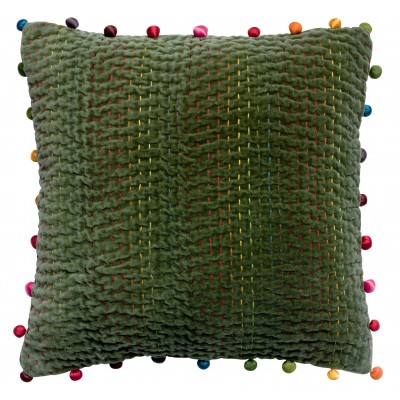 Coussin uni Gastounet Sauge 45 x 45