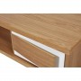 Table basse 10204CB - LIAGO Blanc et Marron - Lot de 1