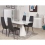 Table de repas 10561BL - ELLIPSE Blanc - Lot de 1