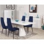 Table de repas 10561BL - ELLIPSE Blanc - Lot de 1