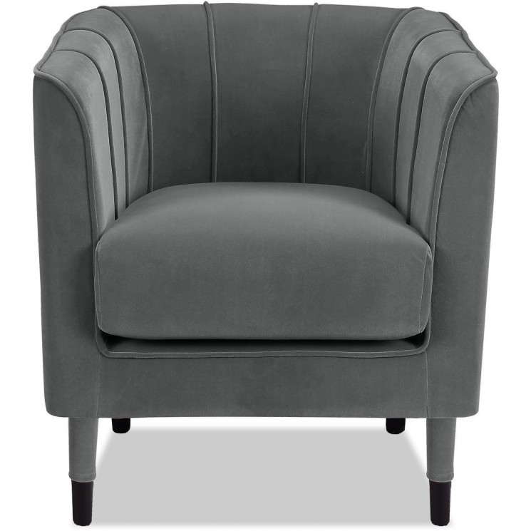 Fauteuil 13442GR - BALTIMORE Gris - Lot de 1