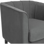 Fauteuil 13442GR - BALTIMORE Gris - Lot de 1