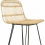 Tabouret de bar 18530NA - PANAY Beige - Lot de 2