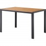 Ensemble Chaise + Table 13703NO - BREDA Gris - Lot de 1