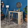 Tabouret de bar 70103GR - JAKE Gris - Lot de 2