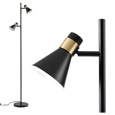 Lampadaire 26425NO - LAMPIO Noir - Lot de 1