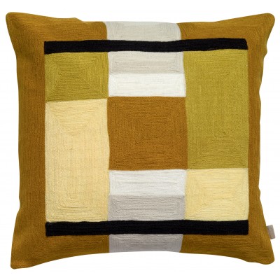 Coussin Dea brodé Bronze 45 x 45