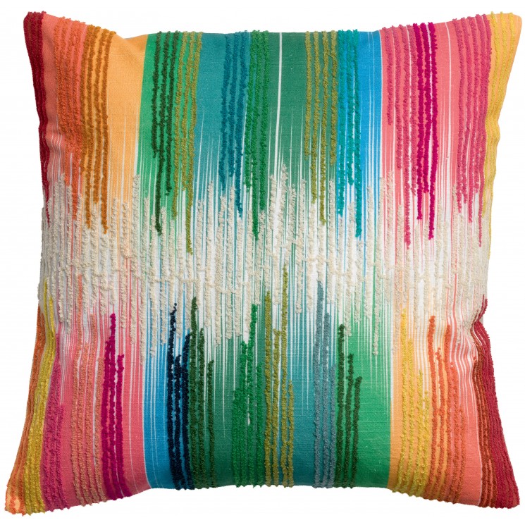 Coussin Olivia brodé Multico 45 x 45