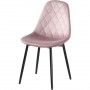 Chaise 39400RE - HONFLEUR Rose - Lot de 6