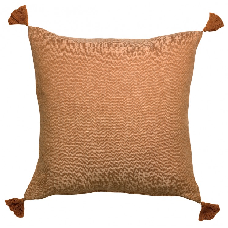 Maxi coussin déhoussable Zena Cognac 60 x 60