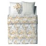 Parure de lit coton bio 2 personnes Eloa avec housse de couette et taies d'oreiller Imprimé 240 x 220