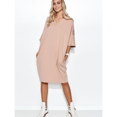  Robe de jour model 162226 Makadamia 