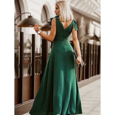  Robe longue model 163092 Bicotone 