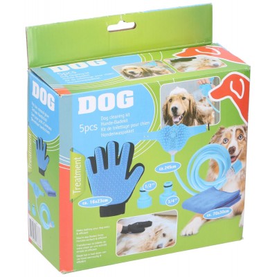 Pet Treatment Kit de lavage et de nettoyage pour chien 5 PCS