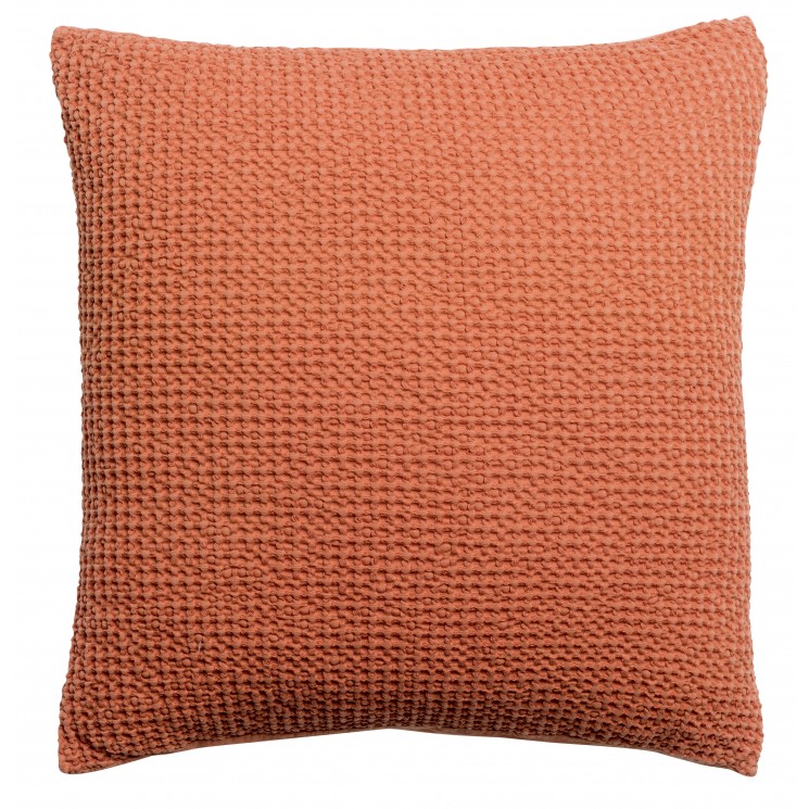 Coussin stonewashed Maia Citrouille 30 x 50