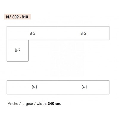 COMPOSITION 2 | variante 809 finition GRAPHITE