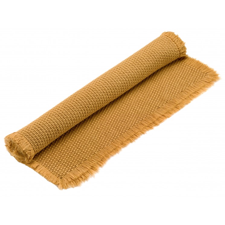 Tapis de bain uni Elly Bronze 54 x 110