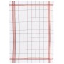 Torchon carreaux Rouge scarlett 50 x 70