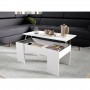 Table basse avec plateau relevable