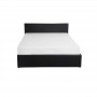Cadre de lit avec coffre de rangement et tête de lit