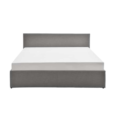 Cadre de lit avec coffre de rangement et tête de lit