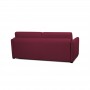 Canapé convertible système couchage express 3 places en tissu - Bordeaux