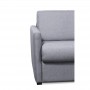 Canapé convertible système couchage express 3 places en tissu - Gris clair