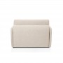 DAN - Fauteuil couchage rapide 100x190 en tissu - Beige